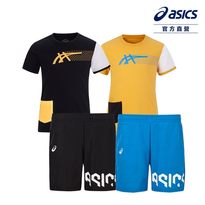 ASICS 亞瑟士 兒童 短袖 上衣 短褲 服飾 (多款任選)