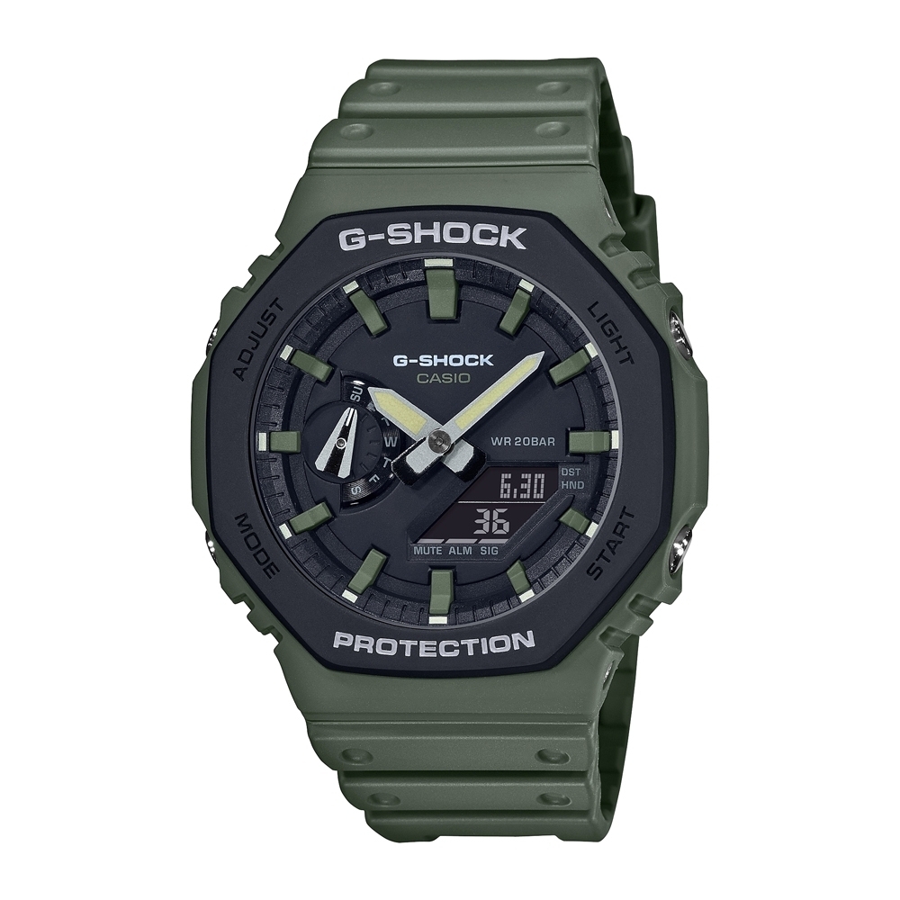 CASIO卡西歐 G-SHOCK 八角軍事手錶-2色任選/45.4mm product image 1