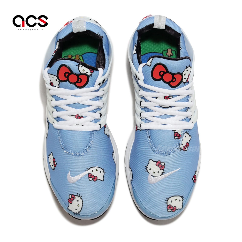 Nike 休閒鞋Air Presto QS 男鞋女鞋情侶鞋Hello Kitty 聯名款藍白