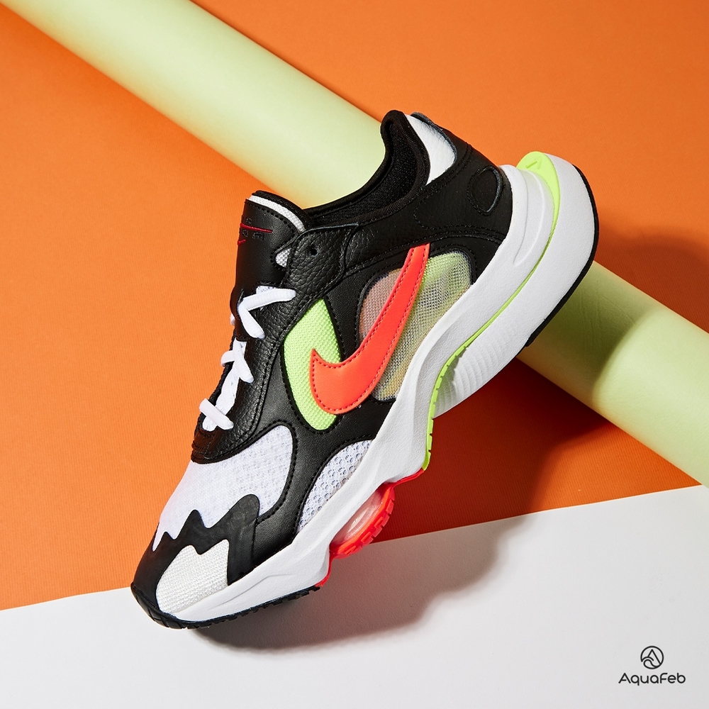 Nike Air Zoom Division 女鞋 黑白橘色 氣墊 舒適 緩震 休閒鞋 CK2950-001