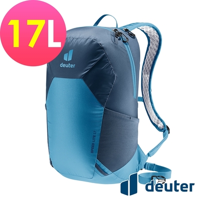 【deuter 德國】SPEED LITE 17L超輕量旅遊背包3410122海藍/戶外休閒包/健行包/單日登山包/攻頂包*