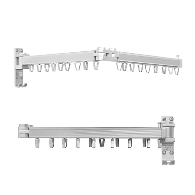 JP Kagu嚴選 鋁鎂合金懸臂折疊伸縮防風曬衣架
