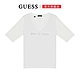 【GUESS】氣質V領水鑽字母短T-兩色可選 product thumbnail 8