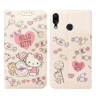 Hello Kitty貓 ASUS Zenfone 5Z 粉嫩系列彩繪磁力皮套(軟糖)
