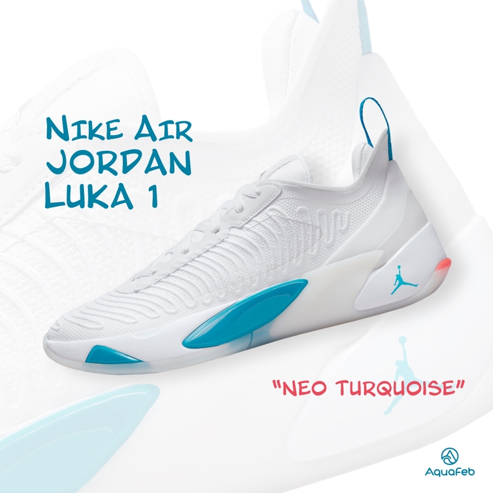 Nike Jordan Luka 1 PF Neo Turquoise 男鞋白藍色Doncic 籃球鞋DN1771