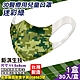 鉅淇生技 兒童立體醫療口罩 (M號)(迷彩綠) 30入/盒 (台灣製 CNS14774) product thumbnail 1