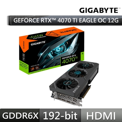 GIGABYTE 技嘉GV-N407TEAGLE OC-12GD GeForce RTX 4070 Ti