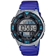 CASIO 大錶面輕量型運動電子錶-藍(WS-1100H-2A)/43mm product thumbnail 1