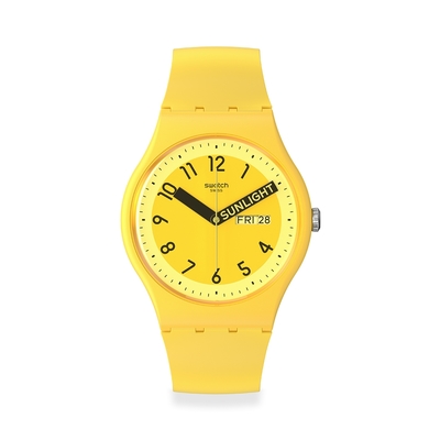 Swatch New Gent 原創系列手錶 PROUDLY YELLOW (41mm) 男錶 女錶