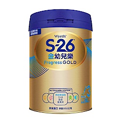 【惠氏 S-26】金幼兒樂幼兒成長配方1-3歲(850gx6罐)