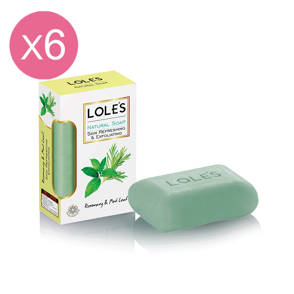 (即期品) LOLE'S 清爽去角質乳油木機能皂150g(6入組)