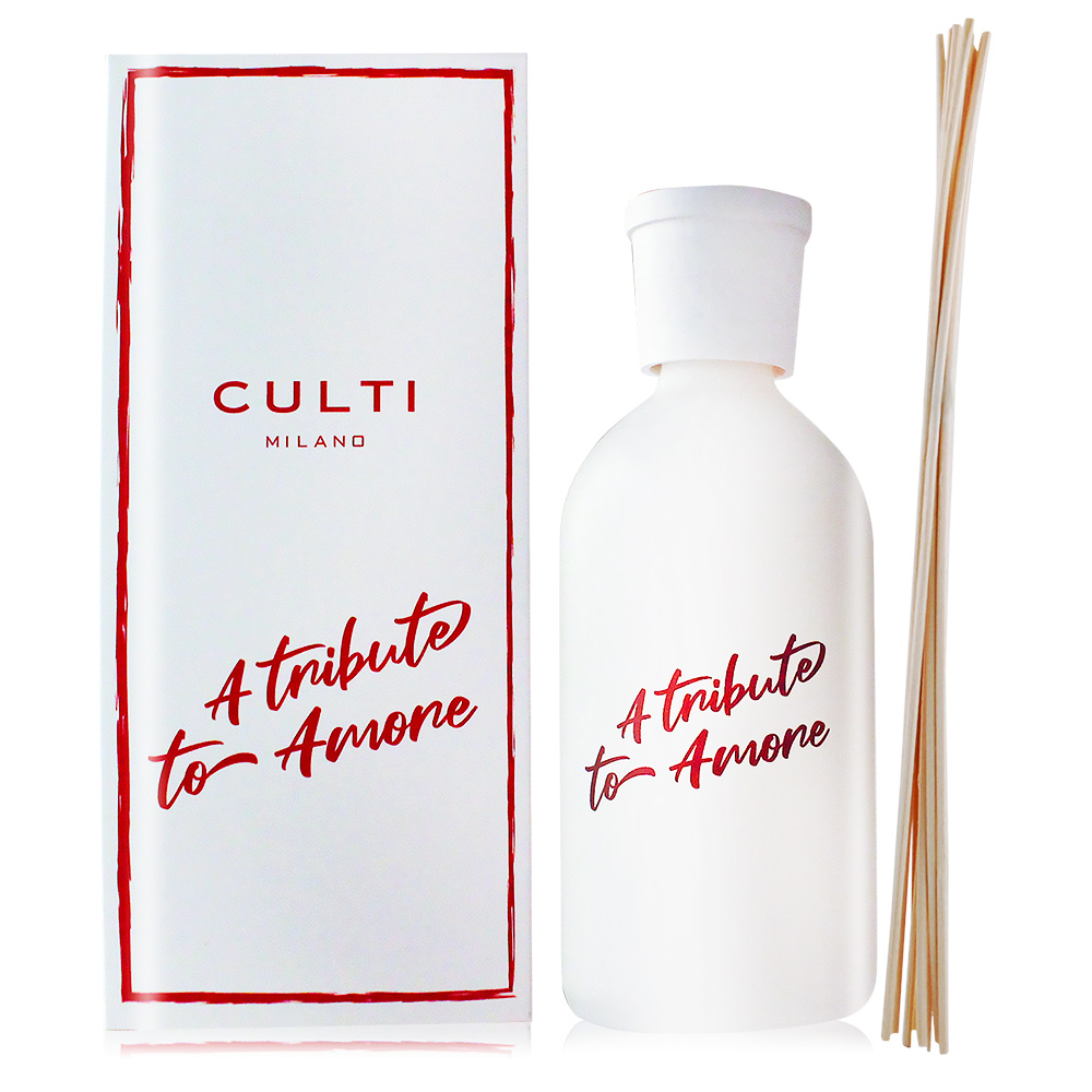 CULTI Milano 經典系列擴香 愛的贈禮 Amour 500ml-2020情人節限定版-附擴香枝