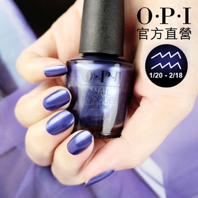 OPI 水瓶反叛者 經典指甲油-NLH021．小黑蓋/星座能量系列指彩/水瓶座代表色/美甲彩繪/官方直營