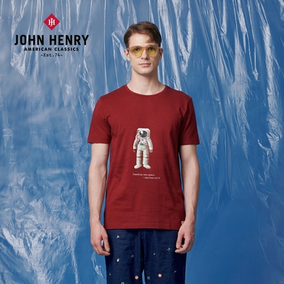 JOHN HENRY 美國棉太空人短袖T恤-二色
