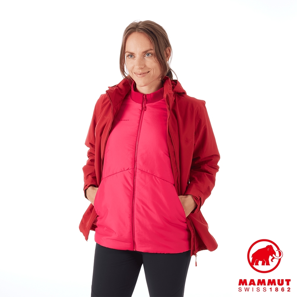 【Mammut 長毛象】Trovat 3in1 HS 兩件式外套 紅色 女款 #1010-27320