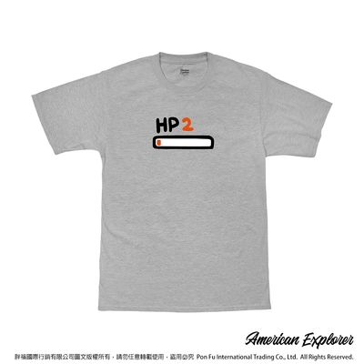 American Explorer 美國探險家 印花T恤(客製商品無法退換) 圓領 美國棉 T-Shirt 獨家設計款 棉質 短袖 -血量HP2