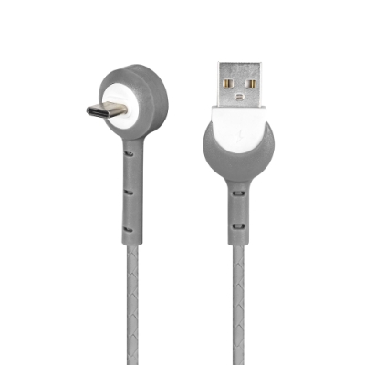 KINYO手機支架充電傳輸線USB-C17 (兩入裝)