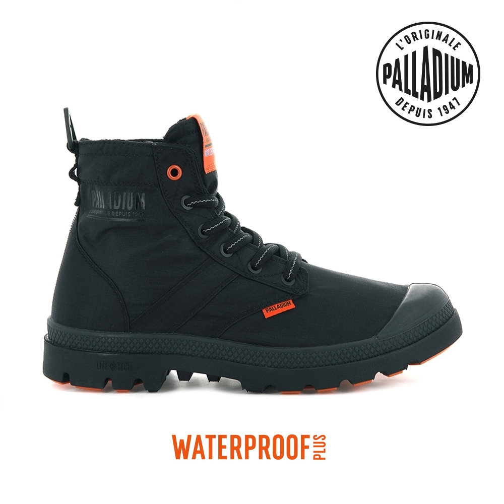 PALLADIUM PAMPA LITE+ VAPOR WP+輕量防水靴-中性-黑