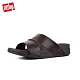 FitFlop BANDO CROC-EFFECT SLIDE巧克力色 product thumbnail 1