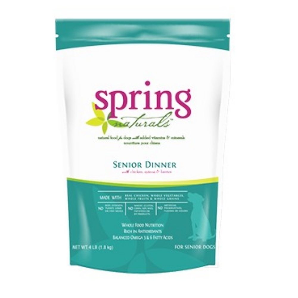 美國Spring Natural 曙光天然老犬專用餐犬糧 4LB(1.8kg)