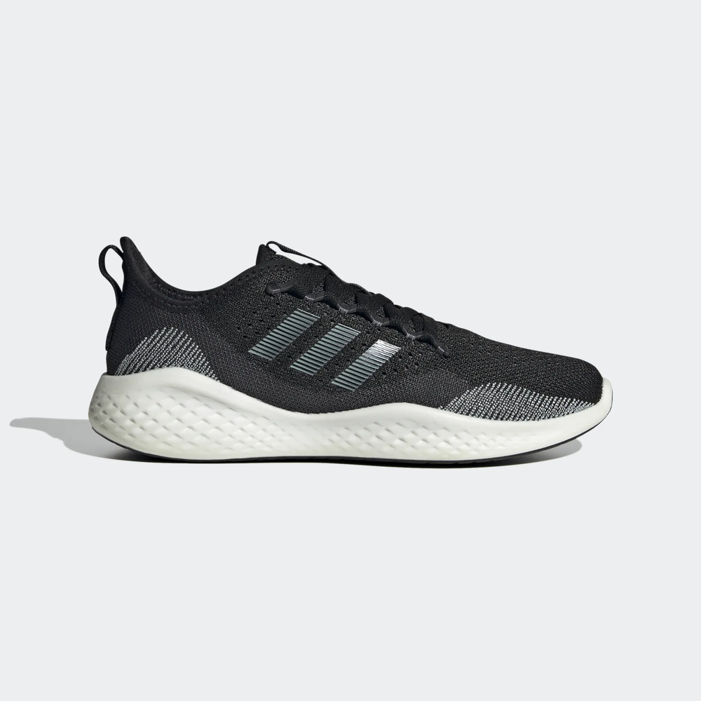 ADIDAS FLUIDFLOW 2.0女避震慢跑鞋 -黑白-GX8286