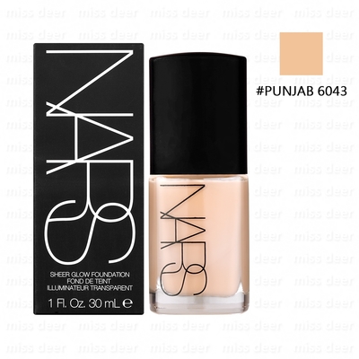 NARS 玩美光透美白粉底液#Medium1 PUNJAB 30ml (效期至2025/11)