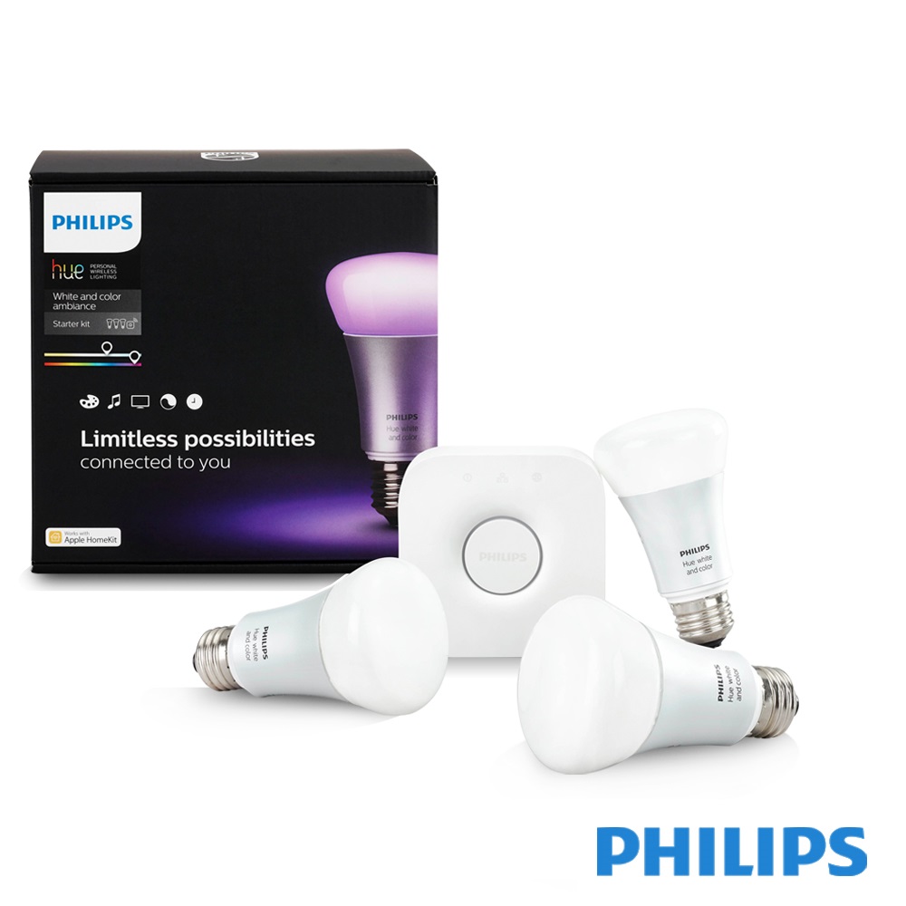 飛利浦 PHILIPS LIGHTING Hue無線智慧照明 入門系統組 2.0 版