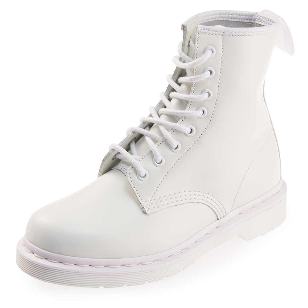 Dr.Martens 馬汀1460 MONO SMOOTH 硬皮平底8孔綁帶短筒靴馬丁中性款