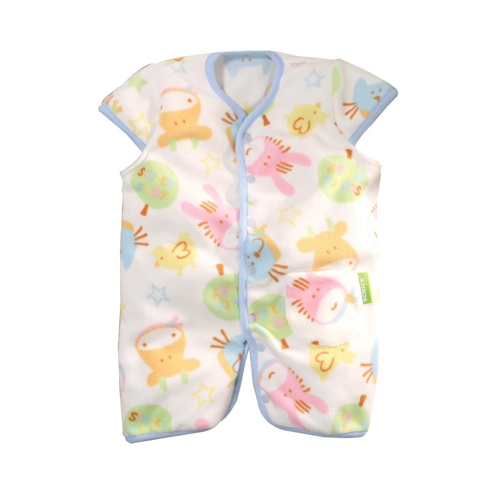 魔法Baby 嬰幼兒長袍 台灣製保暖絨布兩用居家背心長袍  b0325