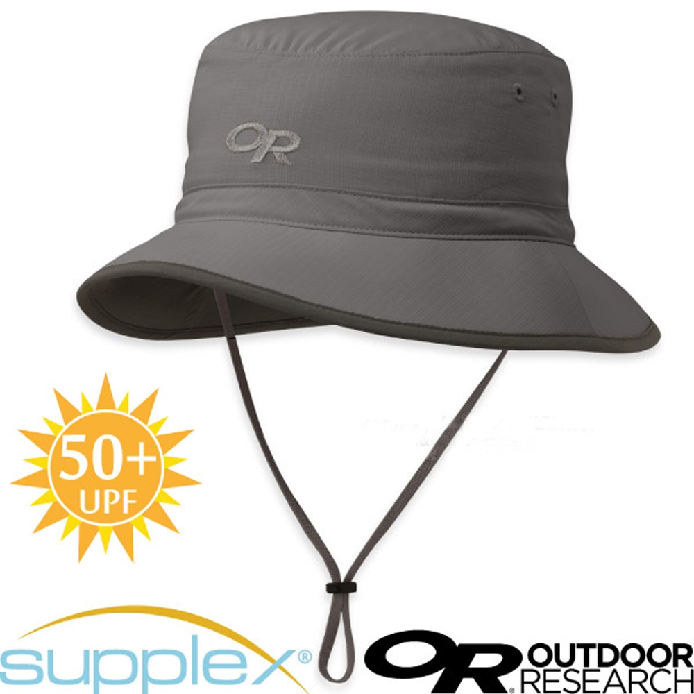 Outdoor Research 超輕防曬抗UV透氣可調可收折中盤帽子_深灰 product image 1