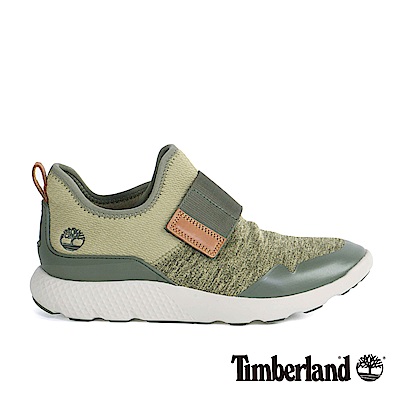 Timberland 男款深綠色網布綁帶休閒鞋