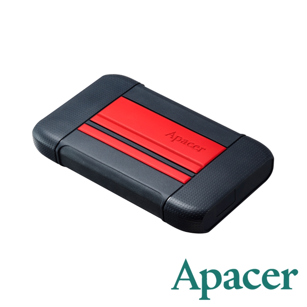 Apacer AC633 2TB 2.5吋軍規行動硬碟-紅