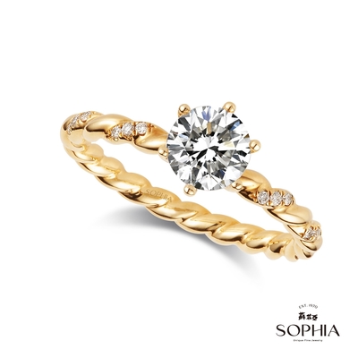 SOPHIA 蘇菲亞珠寶 - 艾曼達 50分 F/VS2 18K金 鑽石戒指