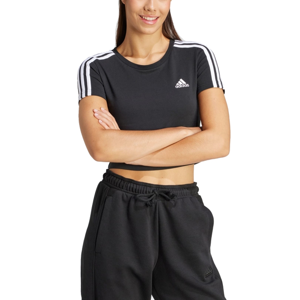 【Adidas 愛迪達】 W 3S BABY T 圓領短袖T恤 女 - IR6111