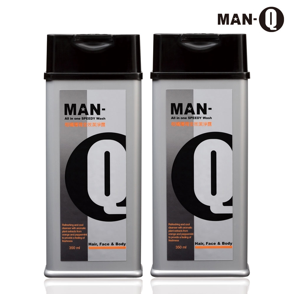 MAN-Q S2柑橘薄荷全效潔淨露x2入(350ml)