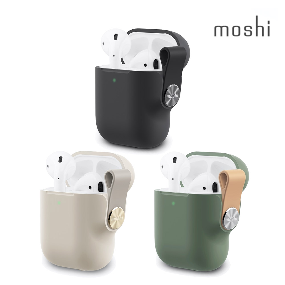 Moshi Pebbo for AirPods 藍牙耳機充電盒保護套 (1,2代通用)