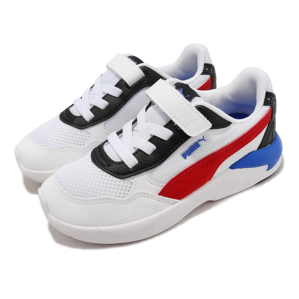 Puma 休閒鞋 X-Ray Speed Lite AC PS 童鞋 白 紅 中童 小朋友 魔鬼氈 運動鞋 38552508