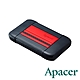 Apacer AC633 1TB 2.5吋軍規行動硬碟-紅 product thumbnail 1