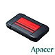 Apacer AC633 2TB 2.5吋軍規行動硬碟-紅 product thumbnail 1