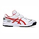 Asics Neorevive TR 3 [1123A042-101] 男 教練鞋 訓練鞋 棒壘球 魔鬼氈 耐穿 白紅 product thumbnail 1