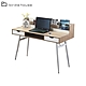 柏蒂家居-傑爾4尺簡約書架型書桌/工作桌-120x60x93cm product thumbnail 1
