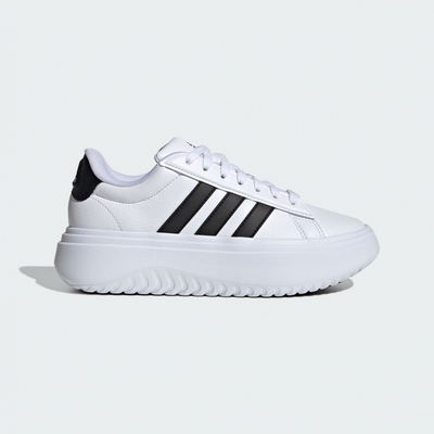 adidas 休閒鞋 女鞋 運動鞋 GRAND COURT PLATFORM 白 IE1092 (8642)