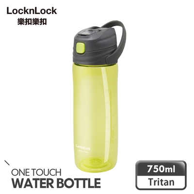 樂扣樂扣 TRITAN彈跳吸管水壺750ML-綠(1A01-ABF900GRN)