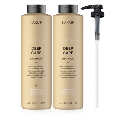 LAKME 蛻變洗髮精1000mlx2入(含專用押頭*1)