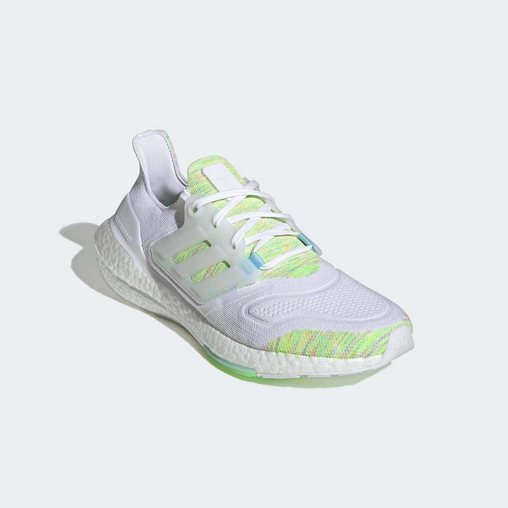 adidas 慢跑鞋 男鞋 女鞋 運動鞋 緩震 ULTRABOOST 22 白綠 GX5913