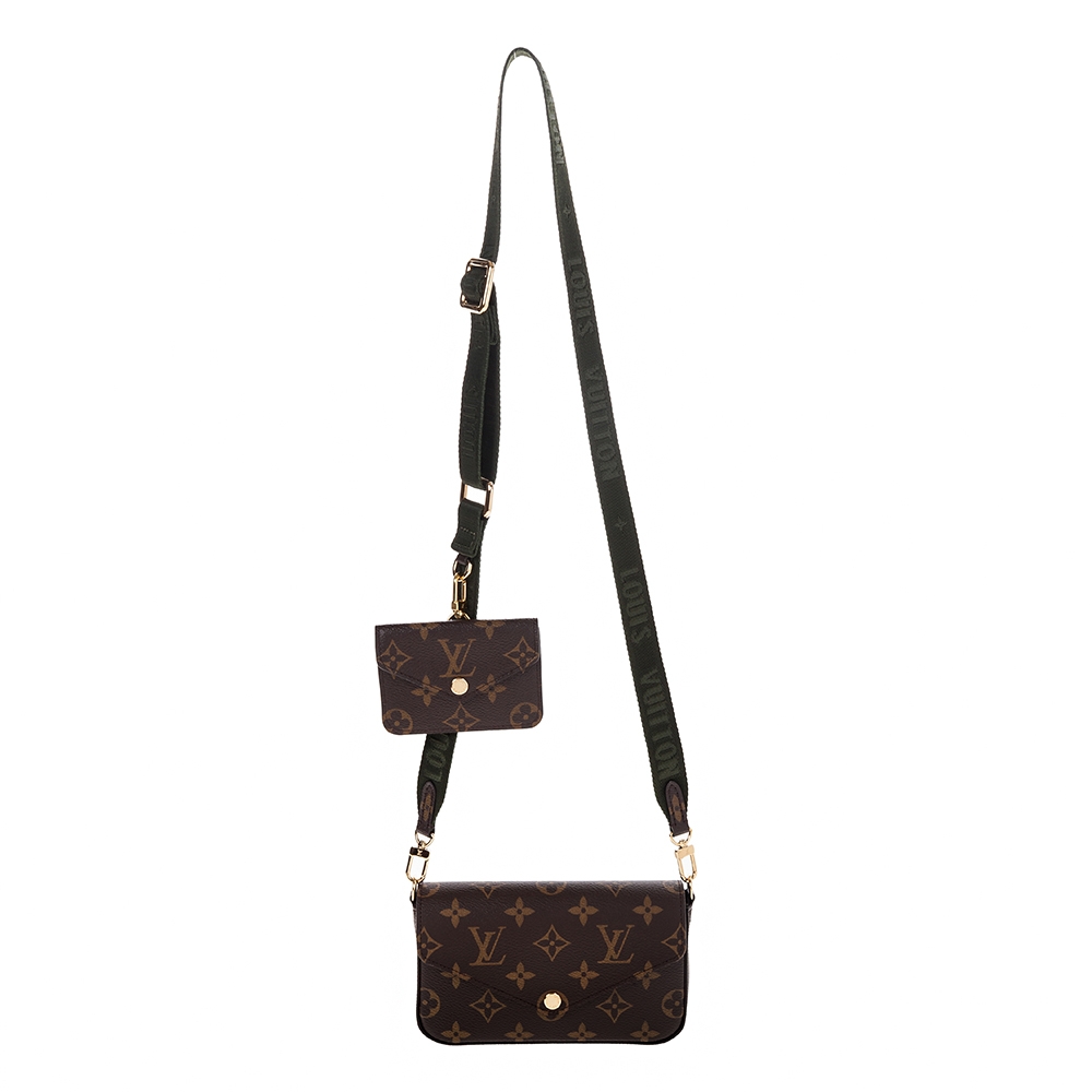 Shop Louis Vuitton MONOGRAM Félicie Strap & Go (M80091) by ksgarden