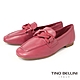 Tino Bellini 巴西進口菱形飾扣方頭樂福鞋FYLT037(玫瑰粉) product thumbnail 1