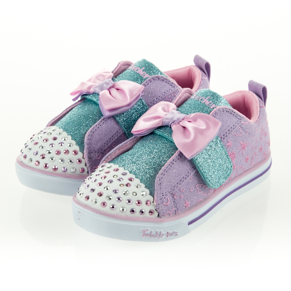 SKECHERS 女嬰童系列 燈鞋 SPARKLE LITE - 20261NLVPK