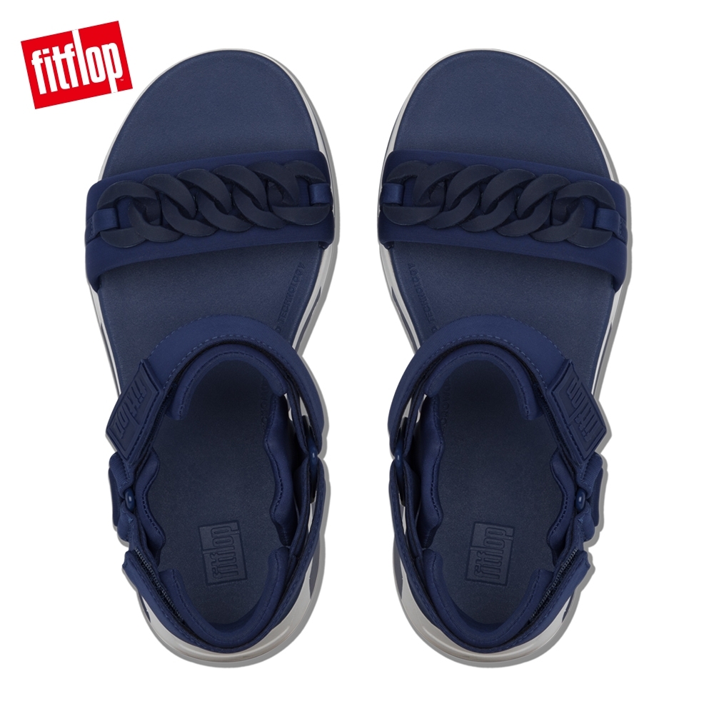 FitFlop HEDA CHAIN BACK-STRAP SANDALS 運動風後帶涼鞋-女(午夜藍