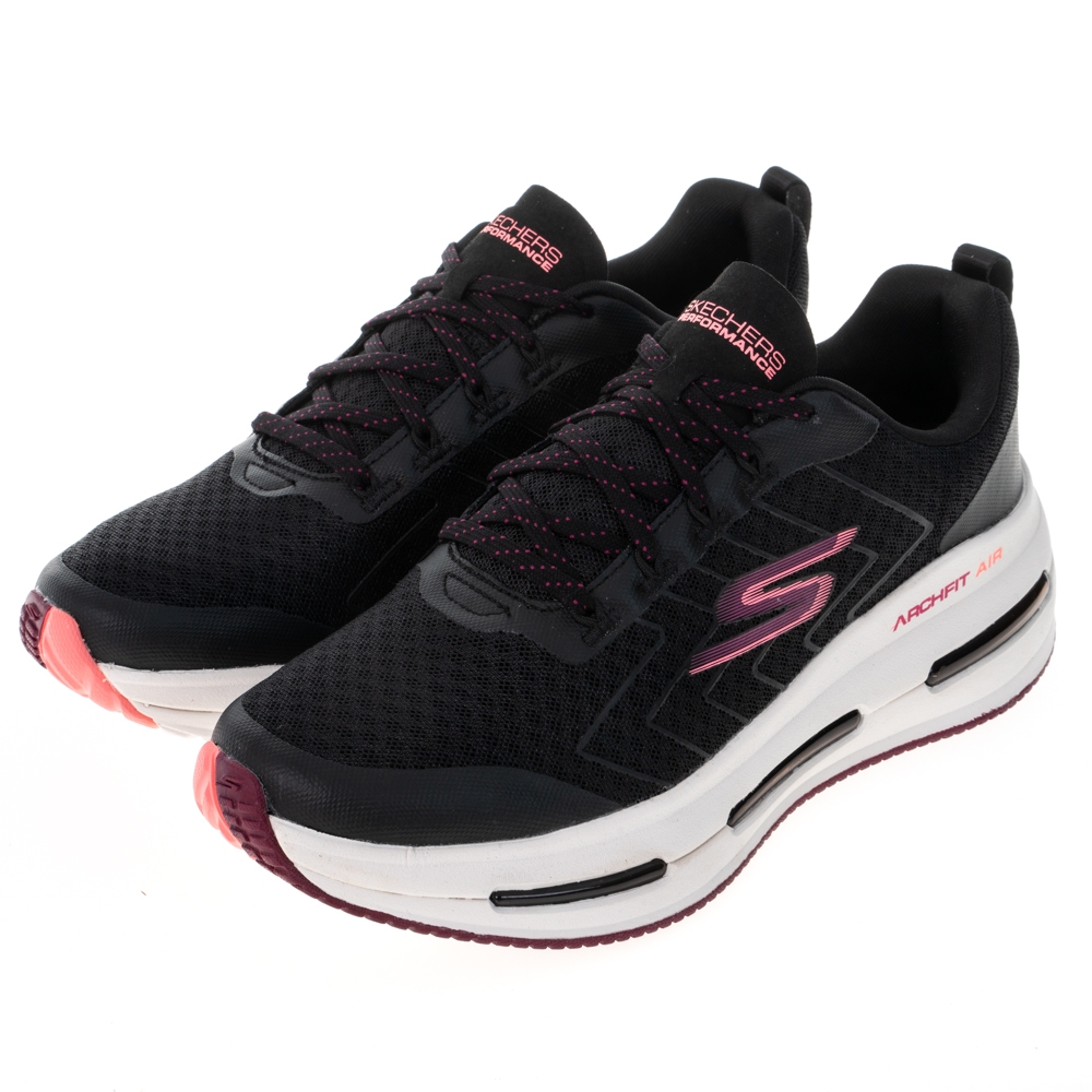 SKECHERS 女鞋 慢跑鞋 慢跑系列 GO RUN MAX CUSHIONING ARCH FIT AIR - 129315BKBU